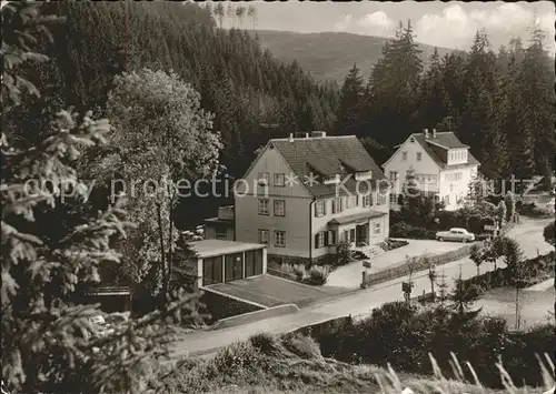 Clausthal Zellerfeld Hotelpension u.Cafe "Spiegeltaler Eck" Kat. Clausthal Zellerfeld