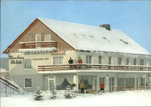 Altenau Harz Terrassen Cafe Pension "REICH" Kat. Altenau