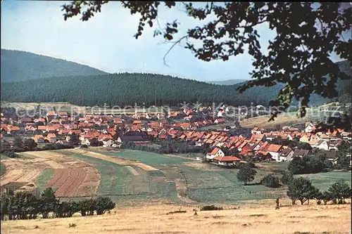 Wolfshagen Harz Gesamtansicht Kat. Langelsheim