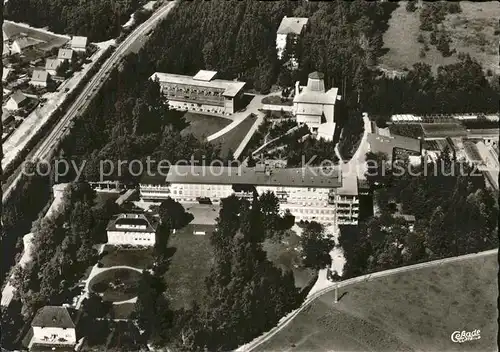 Wangen Allgaeu Luftaufnahme von der Kinderheilstaette Kat. Wangen im Allgaeu