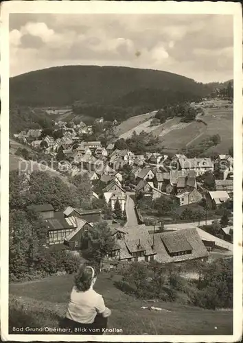 Bad Grund Harz Blick vom Knollen Kat. Bad Grund (Harz)