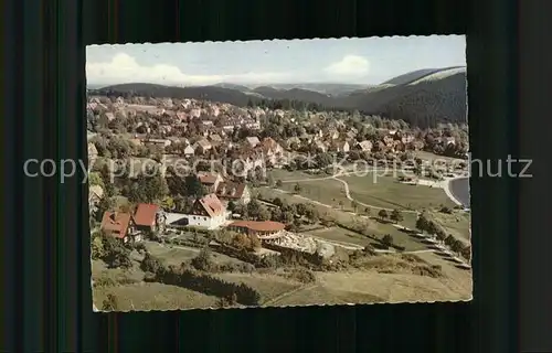 Hahnenklee Bockswiese Harz Gesamtansicht (Stempel) Kat. Goslar