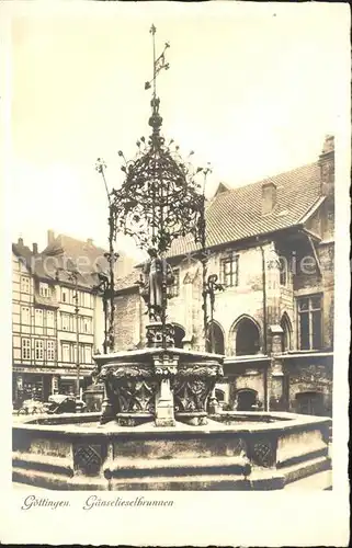 Goettingen Niedersachsen Gaenselieselbrunnen / Goettingen /Goettingen LKR