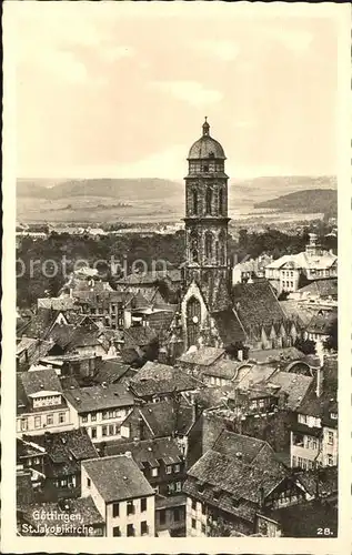 Goettingen Niedersachsen St Jakobikirche / Goettingen /Goettingen LKR