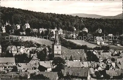 Bad Sachsa Harz Teilansicht Kirche Kat. Bad Sachsa