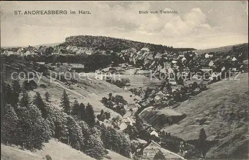 St Andreasberg Harz Blick vom Treibholz Kat. Sankt Andreasberg