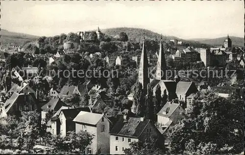 Siegen Westfalen Giersberg Oberes Schloss Kroenchen und St Michaelkirche / Siegen /Siegen-Wittgenstein LKR