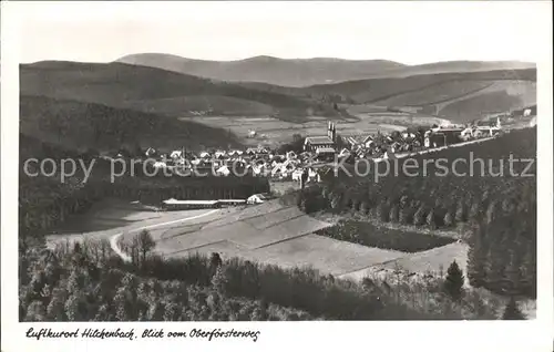 Hilchenbach Siegerland Blick vom Oberfoersterweg Kat. Hilchenbach
