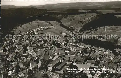 St Andreasberg Harz Fliegeraufnahme Kat. Sankt Andreasberg