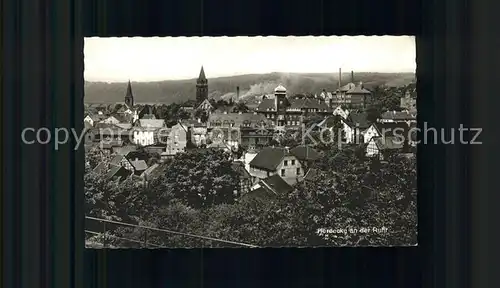 Herdecke Ruhr Teilansicht Kat. Herdecke