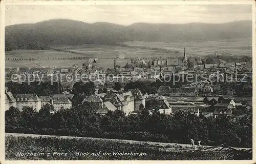 Northeim Panorama mit Wieterberge Kat. Northeim