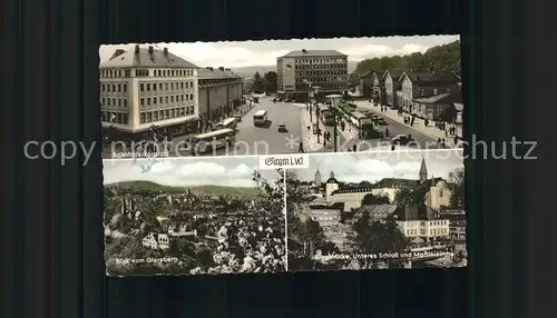 Siegen Westfalen Bahnhof Vorplatz Siegbruecke Unteres Schloss Martinikirche
 / Siegen /Siegen-Wittgenstein LKR