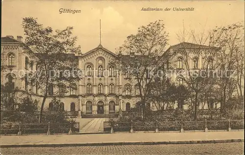 Goettingen Niedersachsen Auditorium der Universitaet / Goettingen /Goettingen LKR