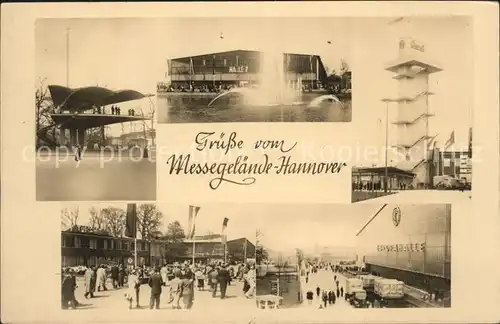 Hannover Messegelaende Teilansichten Kat. Hannover