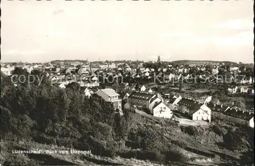 Luedenscheid Total vom Ehrenmal Kat. Luedenscheid