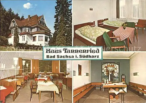Bad Sachsa Harz Haus Tannenried Gastraum Zimmer Kat. Bad Sachsa