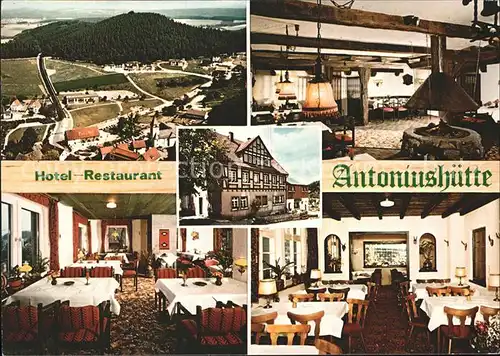 Eisborn Ortsblick Hotel Restaurant Antoniushuette Gastraeume Kat. Balve