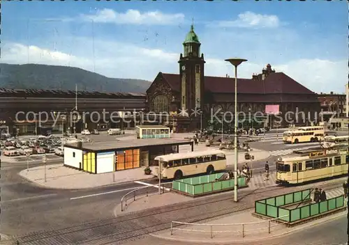 Hagen Westfalen Hauptbahnhof Busse Strassenbahn Kat. Hagen