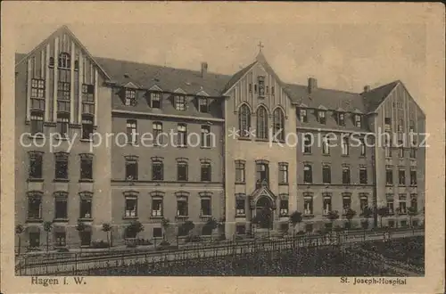 Hagen Westfalen St Joseph Hospital Kat. Hagen