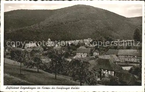 Ziegenhagen Witzenhausen Gesamtansicht Luftkurort Kaufunger Wald / Witzenhausen /Werra-Meissner-Kreis LKR