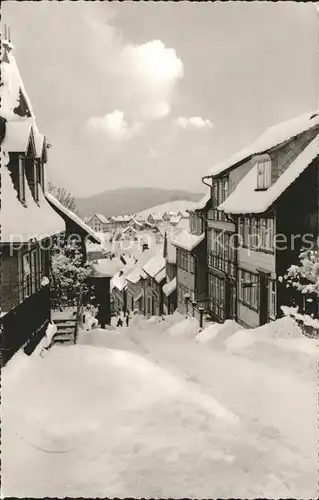 St Andreasberg Harz Herrenstrasse Luftkurort Wintersportplatz Bergstadt Kat. Sankt Andreasberg