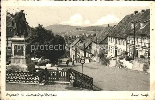 St Andreasberg Harz Breite Strasse Bergstadt Luftkurort Denkmal Kat. Sankt Andreasberg