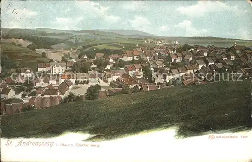 St Andreasberg Harz Panorama Blick vom Glockenberg Kat. Sankt Andreasberg