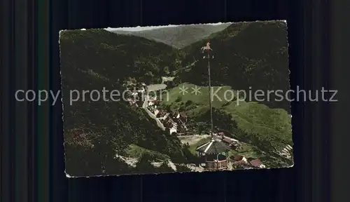 Zorge Blick vom Pferdchen Luftkurort Sommerfrische Kat. Zorge