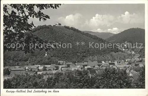 Bad Lauterberg Teilansicht Kneipp Heilbad Berghotel Kat. Bad Lauterberg im Harz