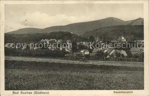 Bad Sachsa Harz Gesamtansicht Kat. Bad Sachsa