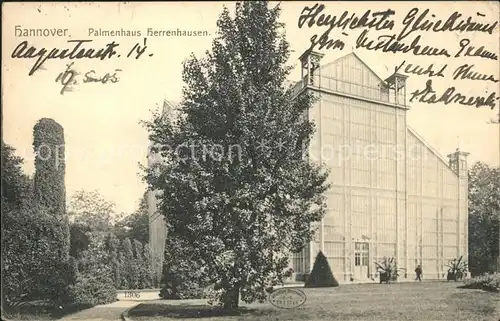 Herrenhausen Hannover Palmenhaus Kat. Hannover