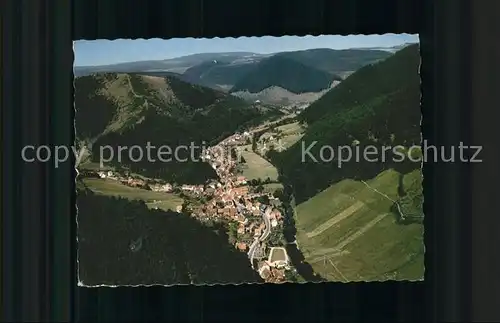 Sieber Fliegeraufnahme Luftkurort Kat. Herzberg am Harz