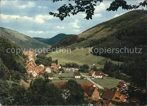 Sieber Panorama Unterer Sieberblick Gebirgskurort Kat. Herzberg am Harz