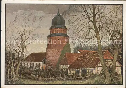 Diepholz Schloss Kuenstlerkarte R. Koepke Kalender Deutsche Lande Deutsche Worte Kat. Diepholz