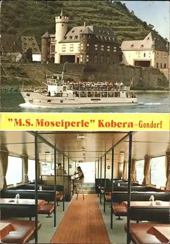 Kobern-Gondorf Gondorf M.S. Moselperle Schiff / Kobern-Gondorf /Mayen-Koblenz LKR