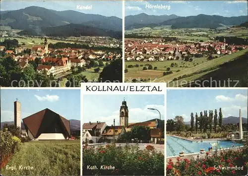 Kollnau Schwimmbad Hoernleberg Kandel Kat. Waldkirch