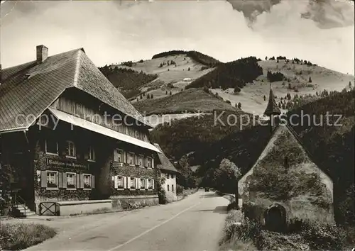 Hoellental Schwarzwald Gasthaus zum Himmelreich Kat. Buchenbach