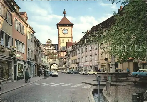 Freiburg Breisgau Oberlintor Schwabentor Kat. Freiburg im Breisgau
