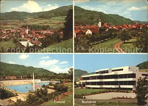 Kollnau Freibad Realschule Kat. Waldkirch