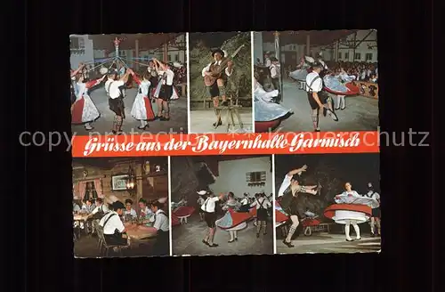 Garmisch Partenkirchen Bayernhalle Tracht Kat. Garmisch Partenkirchen