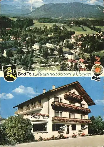 Bad Toelz Kursanatorium Wagner Wappen Kat. Bad Toelz