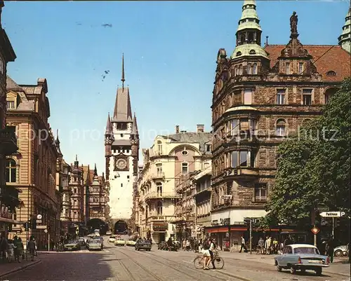 Freiburg Breisgau Kaiser Franz Joseph Str. Martinstor Kat. Freiburg im Breisgau