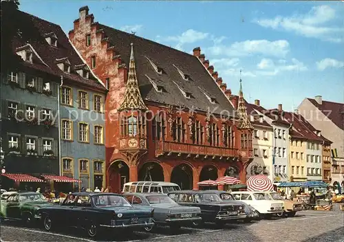 Freiburg Breisgau Historisches Kaufhaus Markt Kat. Freiburg im Breisgau