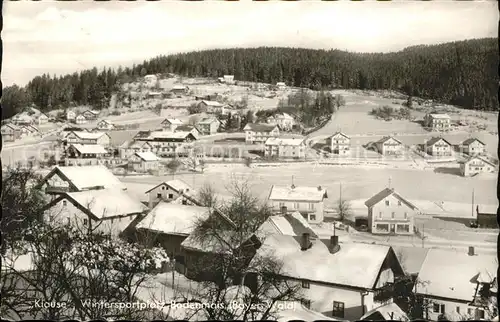 Bodenmais Klause Wintersportplatz Kat. Bodenmais