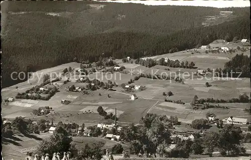 Warmensteinach Fliegeraufnahme Kat. Warmensteinach Fichtelgebirge