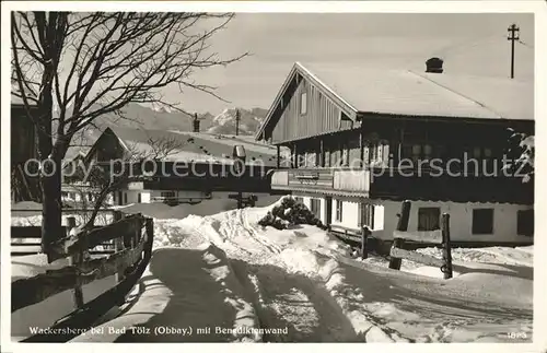 Wackersberg Bad Toelz Benediktenwand Kat. Wackersberg