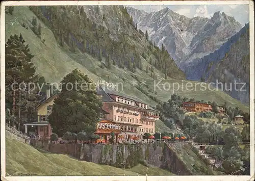 Garmisch Partenkirchen Kuenstlerkarte Kat. Garmisch Partenkirchen