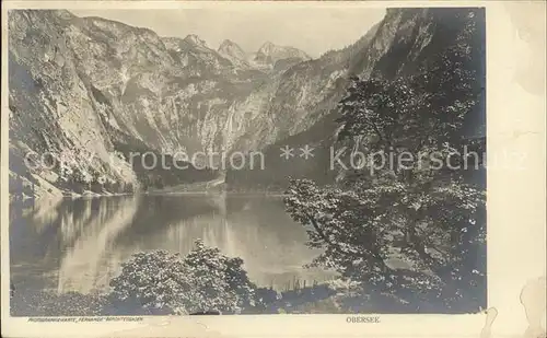 Schoenau Koenigssee Obersee Kat. Schoenau a.Koenigssee