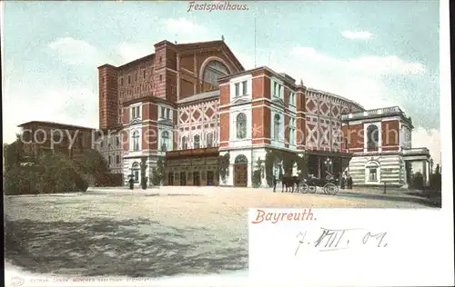 Bayreuth Festspielhaus Kat. Bayreuth