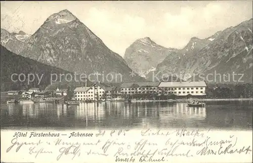 Achensee Hotel Fuerstenhaus Kat. Eben am Achensee